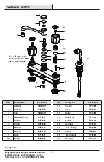 Preview for 7 page of Glacier bay 67099-0A01 Installation And Care Manual