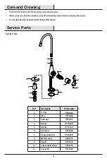 Предварительный просмотр 6 страницы Glacier bay 67257W-0001 Installation And Care Manual