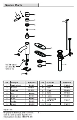 Preview for 9 page of Glacier bay 67269W-6001 Installation And Care Manual