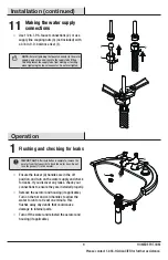 Preview for 9 page of Glacier bay 67276W-8004 Installation And Care Manual