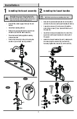 Preview for 4 page of Glacier bay 67277W-8004 Installation And Care Manual