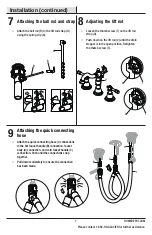 Preview for 7 page of Glacier bay 67277W-8004 Installation And Care Manual