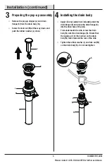 Preview for 5 page of Glacier bay 67392W-6101 Installation And Care Manual