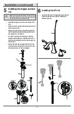 Preview for 6 page of Glacier bay 67392W-6101 Installation And Care Manual