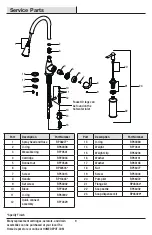 Предварительный просмотр 9 страницы Glacier bay 67551-0104 Installation And Care Manual