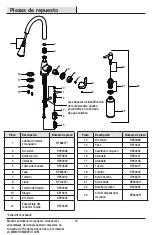 Предварительный просмотр 19 страницы Glacier bay 67551-0104 Installation And Care Manual