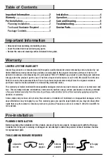 Preview for 2 page of Glacier bay 67559-0008D2 Installation And Care Manual