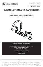 Preview for 1 page of Glacier bay 67568-1127H2 Installation And Care Manual