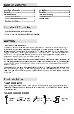 Preview for 2 page of Glacier bay 67568-1127H2 Installation And Care Manual