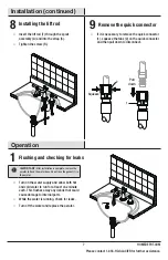 Preview for 7 page of Glacier bay 67574W-6001 Installation And Care Manual