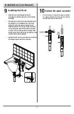 Preview for 8 page of Glacier bay 67624W-6001 Installation And Care Manual