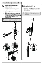 Предварительный просмотр 6 страницы Glacier bay 67733W-6001 Manual