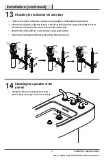 Предварительный просмотр 9 страницы Glacier bay 67734-6001 Installation And Care Manual