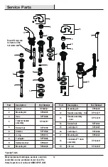 Предварительный просмотр 12 страницы Glacier bay 67734-6001 Installation And Care Manual