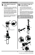 Предварительный просмотр 20 страницы Glacier bay 67734-6001 Installation And Care Manual