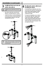 Предварительный просмотр 6 страницы Glacier bay 692422 Installation And Care Manual