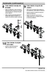 Preview for 18 page of Glacier bay 767436 Installation And Care Manual