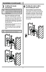 Preview for 6 page of Glacier bay 873W-0001 Use And Care Manual