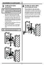 Предварительный просмотр 6 страницы Glacier bay 873W-2001 Use And Care Manual