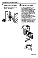 Предварительный просмотр 7 страницы Glacier bay 873W-2001 Use And Care Manual