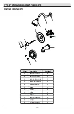 Предварительный просмотр 18 страницы Glacier bay 873W-2001 Use And Care Manual