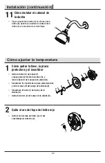 Предварительный просмотр 24 страницы Glacier bay 873W-2001 Use And Care Manual