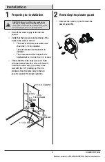 Preview for 5 page of Glacier bay 873W-3201 Use And Care Manual