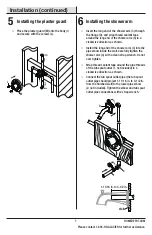 Preview for 7 page of Glacier bay 873W-3201 Use And Care Manual