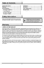 Preview for 2 page of Glacier bay 874-0101 Use And Care Manual