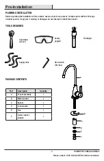 Предварительный просмотр 3 страницы Glacier bay 889855 Installation And Care Manual