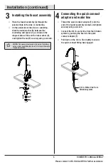 Предварительный просмотр 5 страницы Glacier bay 889855 Installation And Care Manual