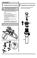 Preview for 4 page of Glacier bay ARAGON 1002226981 Installation And Care Manual