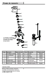 Preview for 21 page of Glacier bay ARAGON 1002226981 Installation And Care Manual