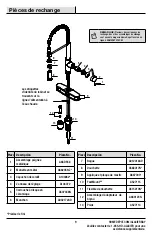 Preview for 19 page of Glacier bay FP4AF263BL Installation And Care Manual