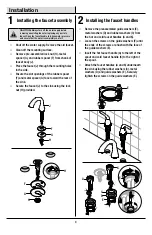 Preview for 4 page of Glacier bay FW6AC027BL Installation And Care Manual