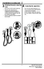 Preview for 5 page of Glacier bay FW6AC027BL Installation And Care Manual