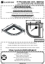 Glacier bay GBSH123 Installation Manual предпросмотр