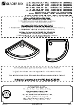 Glacier bay GBSH211 Installation Manual предпросмотр