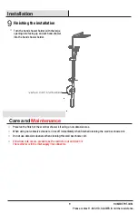 Preview for 9 page of Glacier bay HD58101-X5101 Use And Care Manual