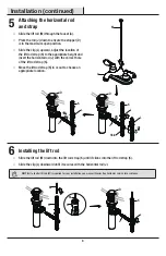 Preview for 6 page of Glacier bay HD67092W-6204 Installation And Care Manual