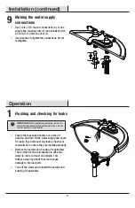 Preview for 8 page of Glacier bay HD67092W-6204 Installation And Care Manual