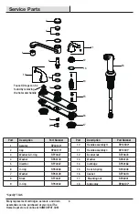 Предварительный просмотр 8 страницы Glacier bay HD67099-0B01 Installation And Care Manual