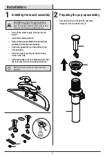 Preview for 4 page of Glacier bay HD67211W-6204 Installation And Care Manual