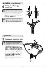 Preview for 8 page of Glacier bay HD67211W-6204 Installation And Care Manual