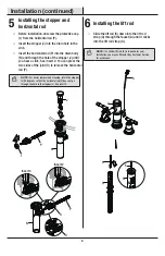 Preview for 6 page of Glacier bay HD67388W-8004 Installation And Care Manual