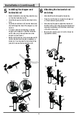 Предварительный просмотр 6 страницы Glacier bay HD67389W-6201 Installation And Care Manual