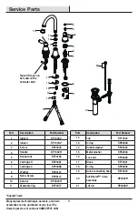 Предварительный просмотр 11 страницы Glacier bay HD67389W-6201 Installation And Care Manual