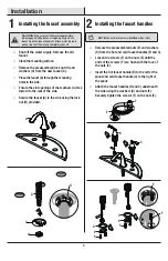 Preview for 4 page of Glacier bay HD67392W-6027D Installation And Care Manual