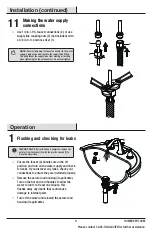 Preview for 9 page of Glacier bay HD67392W-6027D Installation And Care Manual