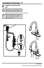 Preview for 9 page of Glacier bay HD67495-1001 Installation And Care Manual